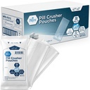 MED PRIDE tablete Crusher 4.7”x2'' vrečke ”– Paket 1000 Raztresljiv Medicina Crusher – Medical stopnje jasno tablete drobljenje vrečke za enostavno porabo z nič odpadkov