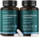 Potentna lumbrokinaza dodatek (120 Servinges) 40 mg/serving (Max Activity - 800.000 enot) - Lumbrokinaza Enzymes Kapsule za energetsko podporo, Digestion, Cognition & Gut Health - podobno kot Nattokinaza