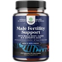 Precep moški plodnost dodatek - Semen Volume Booster z CoQ10, Maca Root, Metil Folate & D-Asparagična kislina - Moški plodnost dopolnilo za spermo gibljivost - Conception za njega, 90 dni