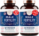 Fertility Supplements for Men Prenatal Vitamins - Zinc, Maca, Ashwagandha, L Arginine Plus Natural Extracts - Conception for Him Male Fertility Support Supplement - 4-Month Supply, 240 Pills