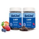 BeLive 5-HTP Gumies – 2 paket - 120 Ct I 5HTP Caliring Gumies for Heighted Focus, Relaxation & Rest for Adults 