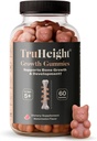 TruHeight Growth Gummies (Watermelon) Naravna rast in razvoj dodatek za otroke in najstnike - Vitamin D, K, Kalcij & Ashwagandha - Vitamini za kosti D3 K2 - Vitamin za jedko hrano - Starost 5+