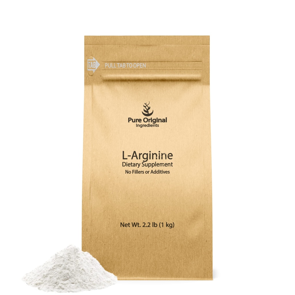 PRAŠIČJE IZVIRNE SESTAVINE L-arginin (2,2 lb) Čisto, brez polnil ali dodatkov