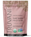 Truvani Vegan Pea Protein Powder | Vanilla Chai | 20g Organic Plant Based Protein | 10 Servings | Keto | Gluten & Dairy Free | Low Carb | No Added Sugar
