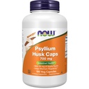 NOW Foods Supplements, Psyllium Husk Caps 700 mg s 50 mg Apple pektina, Črevesno zdravje*, 180 Veg kapsule