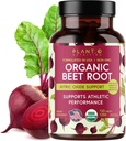 USDA Plant.O Premium organske sladkorne pese korenske tablete [1350mg Bees Powder] s črno papriko za dodatno absorpcijo - dušikov oksid dodatek