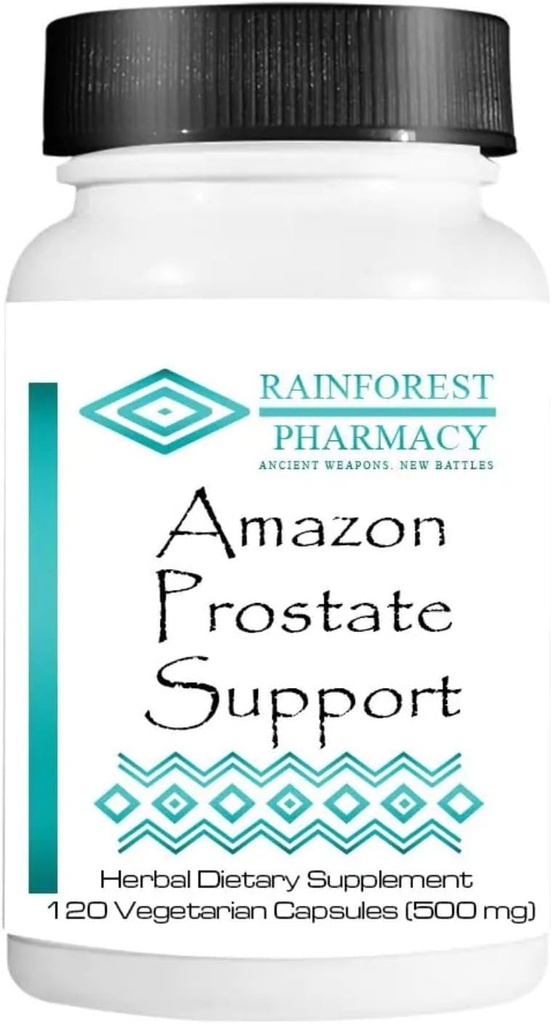 Podpora prostate 120 Vegetarijanske kapsule - Prostate dopolnila za moške s Stinging Nettle Root & 9 Rainforest Botanicals