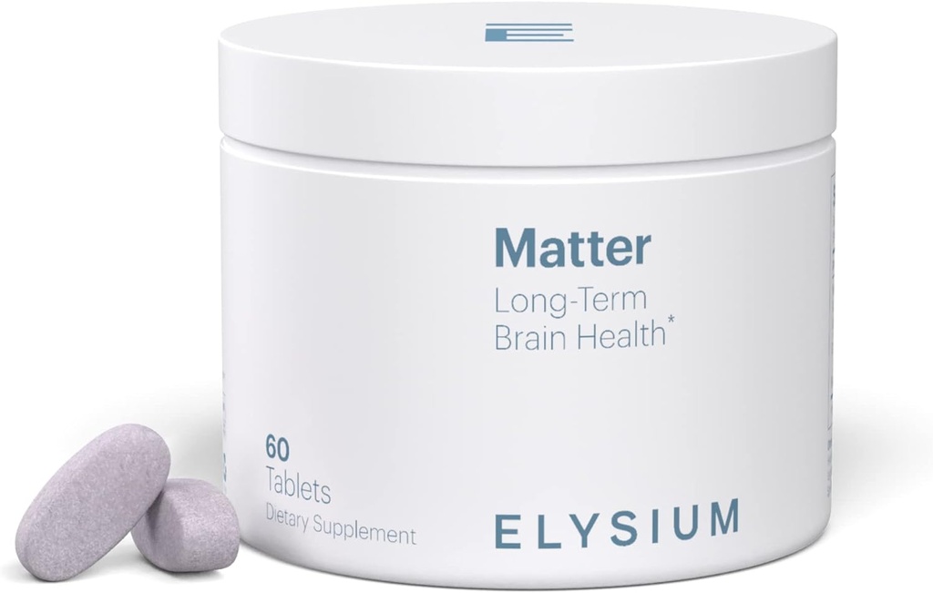 ELYSIUM materija - 30 Servisi - Možganski dodatek za spomin in fokus Omega 3 Dodatek + DHA - Vitamini za podporo zdravje možganov in spomin