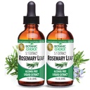Botanična izbira – Rosemary Leaf Liquid Extract – Alkohol brez glutena – hitro delovanje dodatek kapljice – enostaven za uporabo kapalko – 1 Tekoči ounce 2 pakiranje
