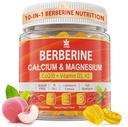 Berberine brez sladkorja, ekstra absorpcija z liposomskim berberinom in berberinom HCI, kalcij, magnezij, AMPK Activitor za sladkor in raven, energijo, presnovo,vegan, pakiranje po 1