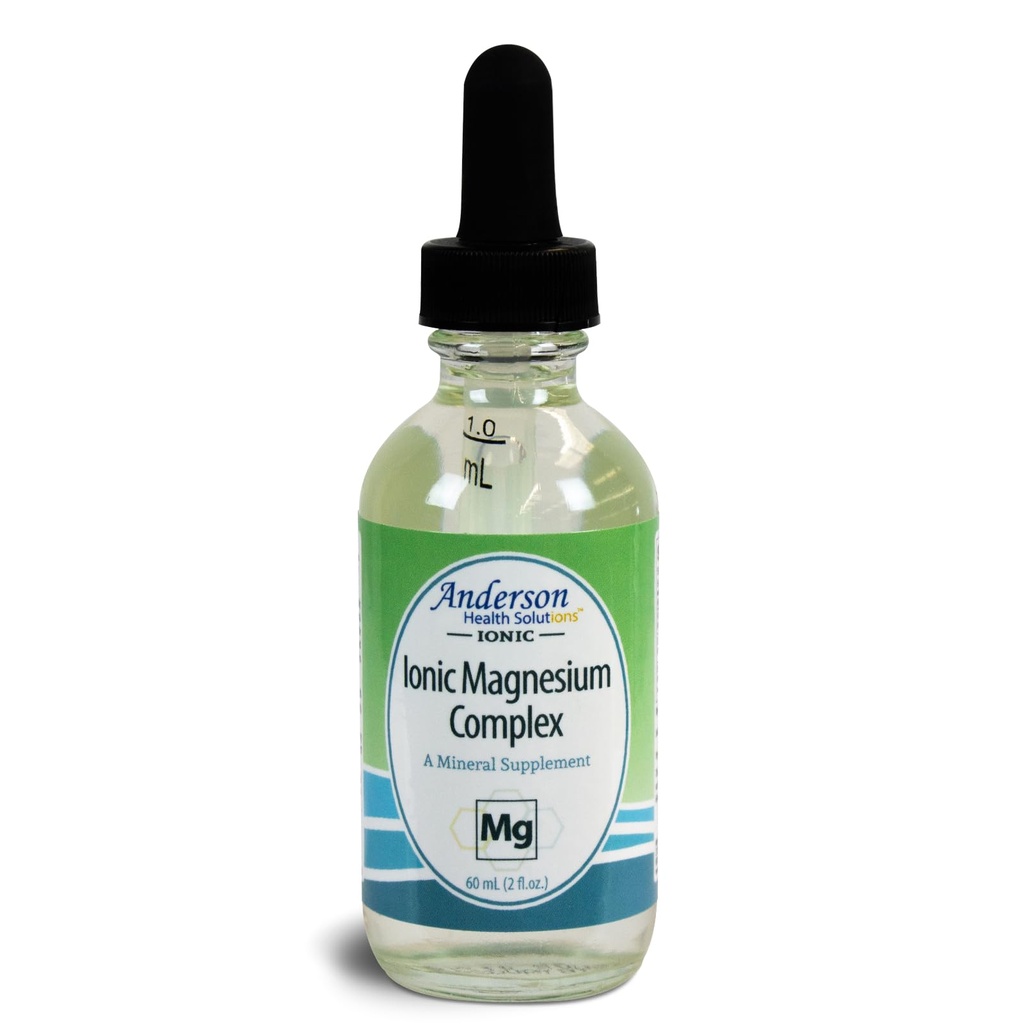 Anderson New Ionic Magnezium Complex, Tekoči magnezijev dodatek, Trace mineralne kapljice, 30 Serving (2 oz)