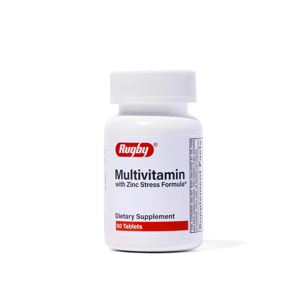 Rugby multivitamin z cink stres Formula - prehranska dopolnila - 60 tablet (1 pakiranje)