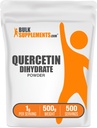 BulkSupplements.com Quercetin Dihidrat Powder - Quercetin dopolnila, antioksidanti Vir - Vegan & Gluten Free, 1g na Serving, 500g (1,1 lbs) (Pack of 1)