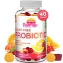 Probiotic Gummies Sugar Free- 3 milijarda CFU Zmanjšajte plin, napenjanje - Probiotiki za ženske, otroke in moške Probiotik- Bacillus Coagulans- Naravni, Vegan, Vegetarian, Košir, Halal -90 Gummy Probiotics