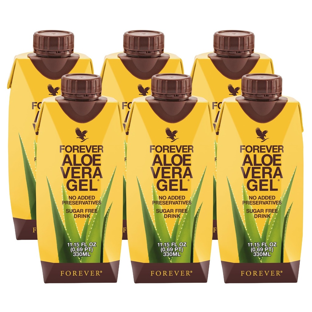 Večno življenje - Aloe Vera Gel - 99,7% Pure Inner Leaf Aloe Vera Juice - Conservative-Free - 11.15 fl oz (Pack of 6)