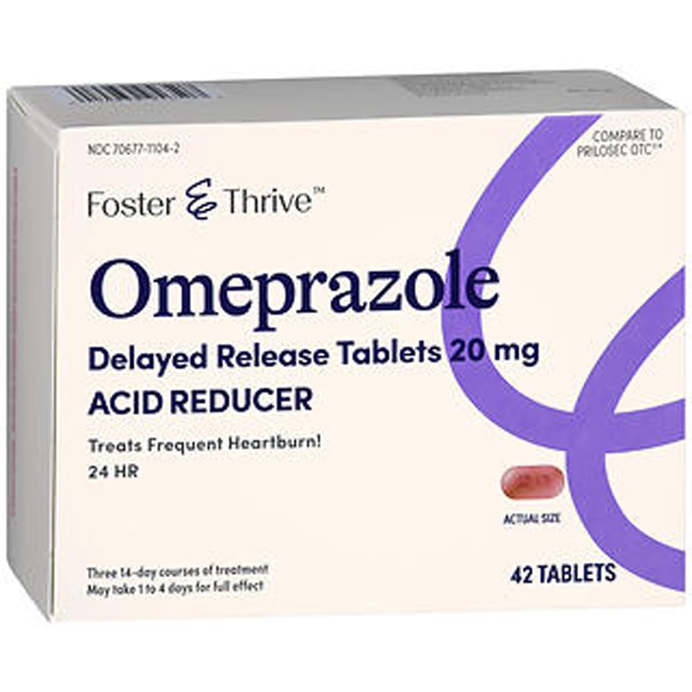Foster & Thrive Loperamide Hydrochloride and Simethicone Anti-Diarrheal Anti-Gas Multi-Symptom Relief, Treatment of Diarrhea, Bloating, Cramps & Pressure 12 Caplets (Compares to IMODIUM Multi-Symptom)