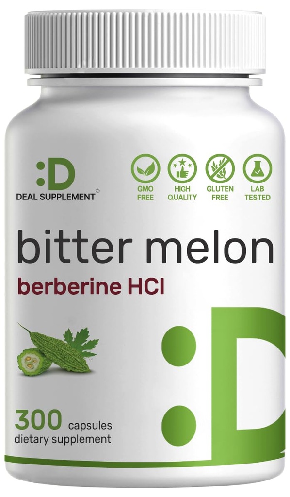 Grenko melon z Berberine dodatek 15.000mg na serviranje, 300 Kapsule 