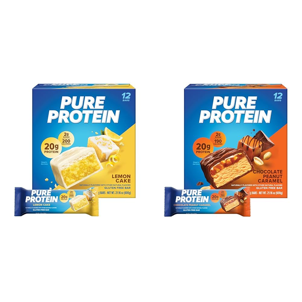 Pure Protein Bars, High Protein, Nutritious Snacks to Support Energy & Bars, High Protein, Nutritious Snacks to Support Energy