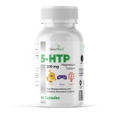 5-HTP 200 MG Plus kalcij in magnezij za funkcije razpoloženja, spanja in možganov – 1 kapsula na odmerek, 60 kapsul