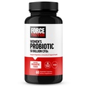 PRObiotik FORCE za ženske 50 milijard CFU, ženski probiotik za digestivno zdravje, imuniteto in vaginalno zdravje, 10 sevov z Lactobacillus Acidophilus, Vegan, 60 kapsul