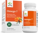 Terry Seveda Omega-7 - prehranska dopolnila z esencialnimi maščobnimi kislinami - prehranska dopolnila za podporo zdravju kože z Sea Buckthornom, Berry Pulp & Seed Oil - 60 Softgels (Pack of 2)