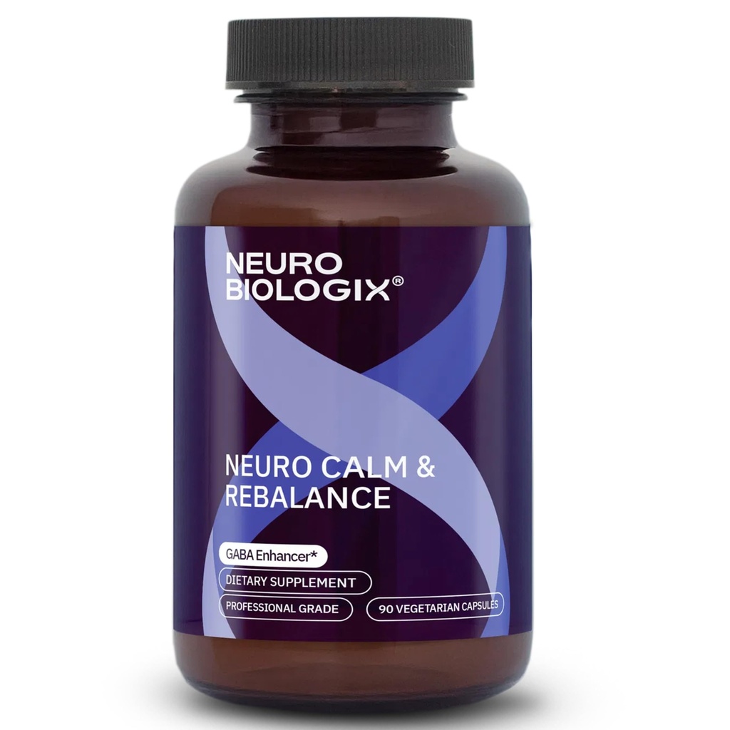 Neurocalm in rebalans 90 kapsul – večakcijski GABA dodatek za sprostitev, razpoloženje, živčni sistem in podporo za spanje – vsebuje 5 ključnih sestavin, vključno z magnezijem, cinkom, L Theanine & Kava Kava