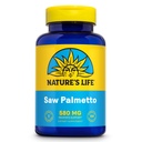 Narava življenje žaga Palmetto za moške 580mg - Tradicionalna prostata dodatek - Moški zdravje, prostata in urinarni trakt Podpora w/Beta Sitosterol Rastline Sterols, 60-dnevni garancije, 100 Serv, 100 Kapsule