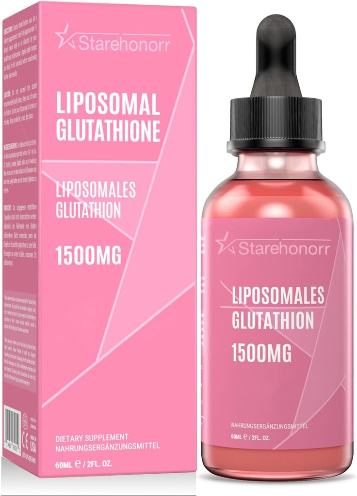 Liposomski glutation Tekoči 1500 mg, Zmanjšani dodatek glutationa, 2,02 oz