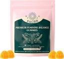 Vitalni vir Feminine Balance Ananas Gummies za izboljšanje imunskega, gluten-free & Halal, Zdravje & Wellness Havajski,Vegan za ženske60 Gummies (1)