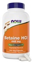 Betain HCl 648mg 240 Veg kapsule (paket po 2) - Prebavne encime dodatek - okrepljeno s Pepsin Proteazo za podporo prebavnih beljakovin