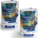 Ultra Human CONSCIOUS1 - Fokus Boosting Superfood Mešanica Vanilla Chai & Rainforest Berry Variety Pack
