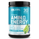 Optimum Nutrition Amino Energy - Pred vadbo z zelenim čajem, BCAA, Aminokisline, Keto Prijazno, Green Coffee Extract, Energy Powder - Borovnice Mojito, 30 Servisi (Packageing May Vary)