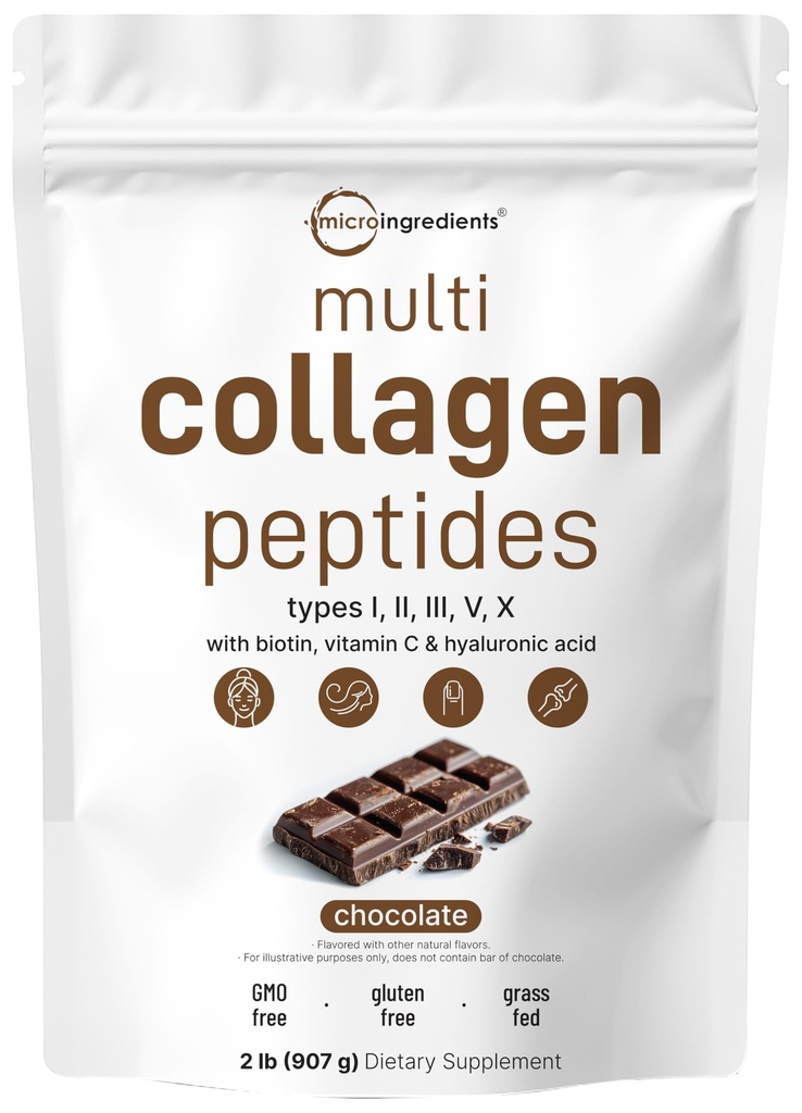 Mikro sestavine več kolagen peptidi v prahu, 2lb 