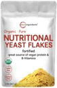 Mikro sestavine Organic Fortified Nutritional Yast Flakes, 2lb (32oz) 