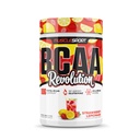 Musclesport BCAA Revolution Aminokisline v prahu dodatek za moške in ženske - Intraworkout usposabljanje kompleks - Recovery Supplemen (Strawberry Lemonade, 30 Serving)