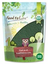 Živila za živo organsko klorelo v prahu, 1 funt – ne-GMO, Kosher, Raw Green Algae, Vegan Superfood, Bulk, Pure Vegan Green Protein, bogata z vitamini in minerali, super za pijače, zdrobljene celične stene