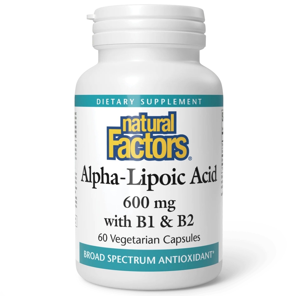 Naravni dejavniki Alfa- lipojska kislina + B 600 mg, 60 kapsul