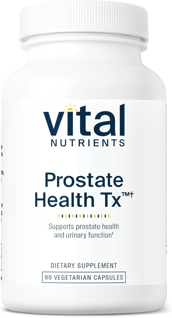 Vital Nutrients - Prostata Health Tx - Na dokazih podprta prostata - 90 vegetarijanskih kapsul na steklenico