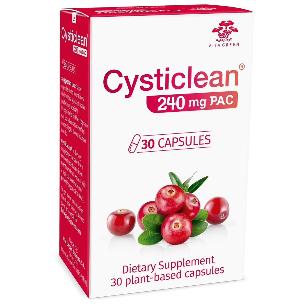 Cranberry PAC dodatek – 240 mg PAC, brez sladkorja – Sečni trakt Infekcijska podpora – najučinkovitejše Cranberry tablete za cistitis in intersticijski cistitis Relief