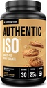 Jacked Factory Verodostojni ISO Grass Fed Whey Protein Isolate Powder - Low Carb, Ne-GMO Muscle Building Protein w/No Fillers, Post Workout Recovery, Vanilla Oatmeal Cookie