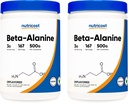 Nutricost Beta Alanine 500 Gram steklenice (2 paket za 1 KG) - Pure Beta Alanine