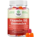 Narava Presadki Vitamin D3 Gumiji za dnevno wellness - Okusni vitamin D Gumiji za odrasle z D3 2000 i.e. na serviranje mišic kosti in imunske podpore - Ne-GMO želatina in Gluten brezplačno (60 dnevna oskrba)