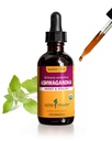 Herb Pharm Certified Organic Ashwagandha Ekstrakt kapljice za tradicionalno podporo za energijo in vitalnost, Alkohol-free Glicerit, 2 Oz