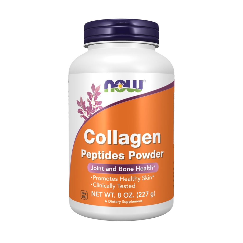 Zdaj prehranska dopolnila, kolagen peptidi v prahu, klinično testirani, zdravje sklepov in kosti*, 8-ounce