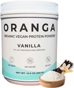 Ekološka rastlina - Riž, Pea, Bučna semena Protein Powder - Vanilla - Prebavne encime Vključeno, Brez dodatkov, Mlečni-free, Soja-Free, Keto-Free, Gluten-Free, Non-GMO - 17 Servings (442g)