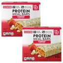 2-PACK Irresistible Delicious Strawberry Protein Meal Bars! Soft & Chewy, Yogurt-Covered, 12g Protein! Fuel Your Day with This 12-Pack of Pure Bliss!