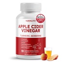 Jabolčni kis 14-v-1 dodatek s kurkuma Ginger Česen Cimet Fenugreek Borovnice mleko Thistle Banaba - Izdelano v ZDA