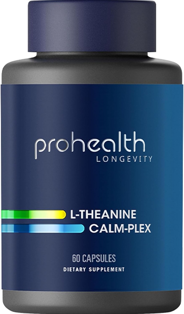 Pro-Health L-Theanin Calm-Plex z GABA in 5-HTP (Suntheanin) (100 mg, 60 srednjih kapsul)