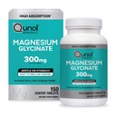 Qunol Magnezij Glicinat 300mg, 100% Glicinat kelirani magnezij dodatek, 150ct tablete
