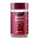 Snap dopolnila Heart Bees Organic Beet Root Gummies, Kardiovaskularna podpora Dopolnilo za moške in ženske, Granatna, Rdeča Špinača, Heart Health & Circulation Podpora, Sugar Free, Cherry, 60 Gummies
